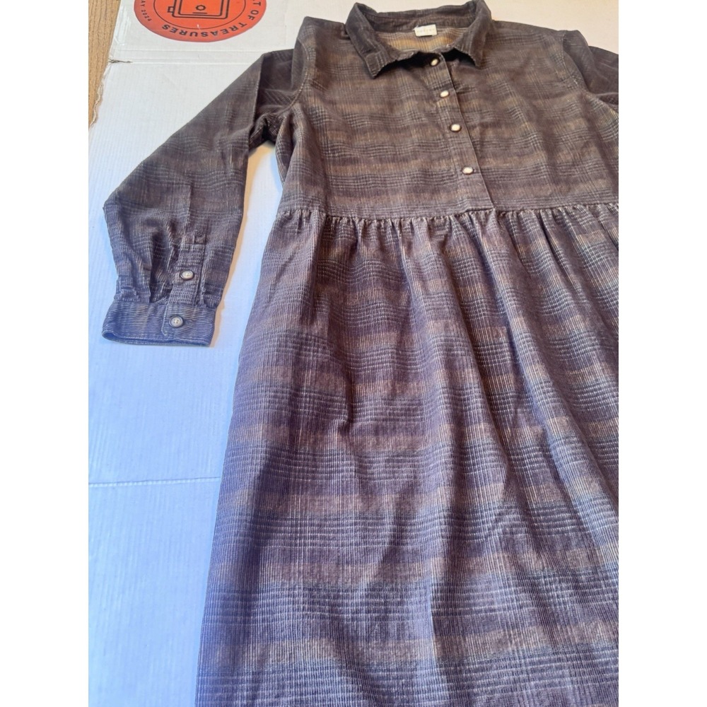 Poetry  Brown Womens corduroy Dress Size 10 - Picture 10 of 16